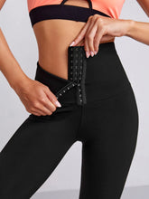 Wide Band Waist Solid Sports Leggings FD